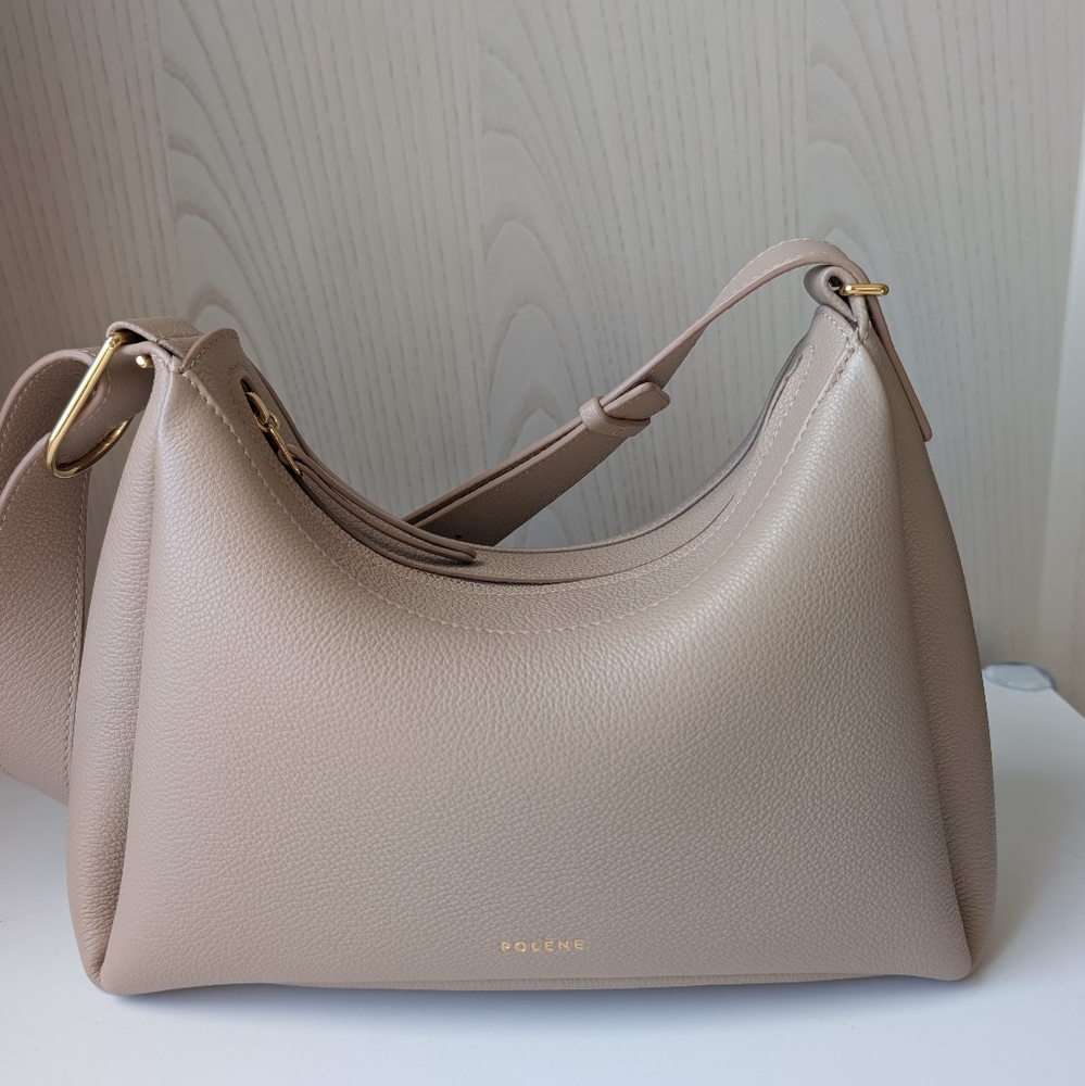 Polene Leather Bag Umi In Clay